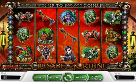 Crusade of Fortune Slot Machine by NetEnt .